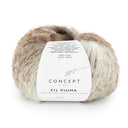 Katia Concept Fil Piuma 301 Bruin-Ecru