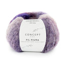 Katia Concept Fil Piuma 303 Paars-Kauwgom roze