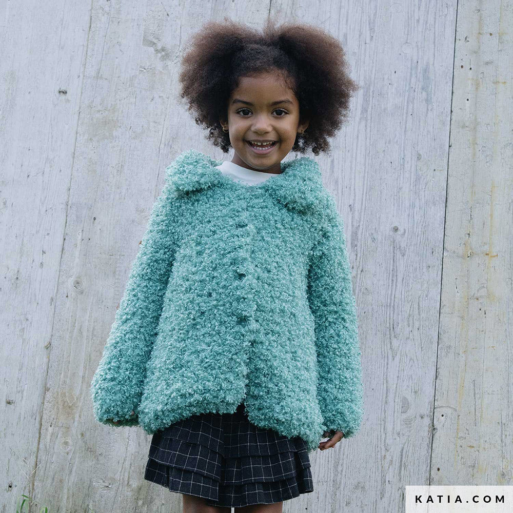 Patroon breien haken kinderen jas herfst winter katia — gemaakt met Katia Country Knits (8)