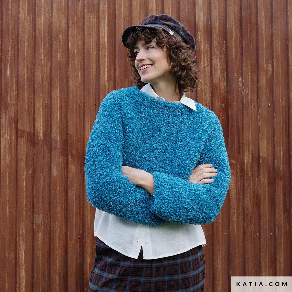 Patroon breien haken dames trui herfst winter katia — gemaakt met Katia Country Knits (27)