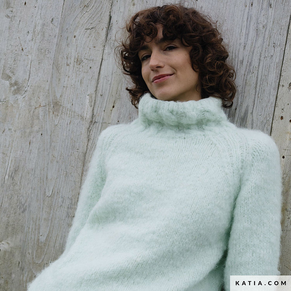 Patroon breien haken dames trui herfst winter katia — gemaakt met Katia Country Knits (12)