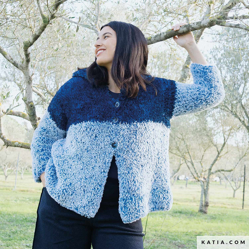 Patroon breien haken dames jas herfst winter katia — gemaakt met Katia Country Knits (22)