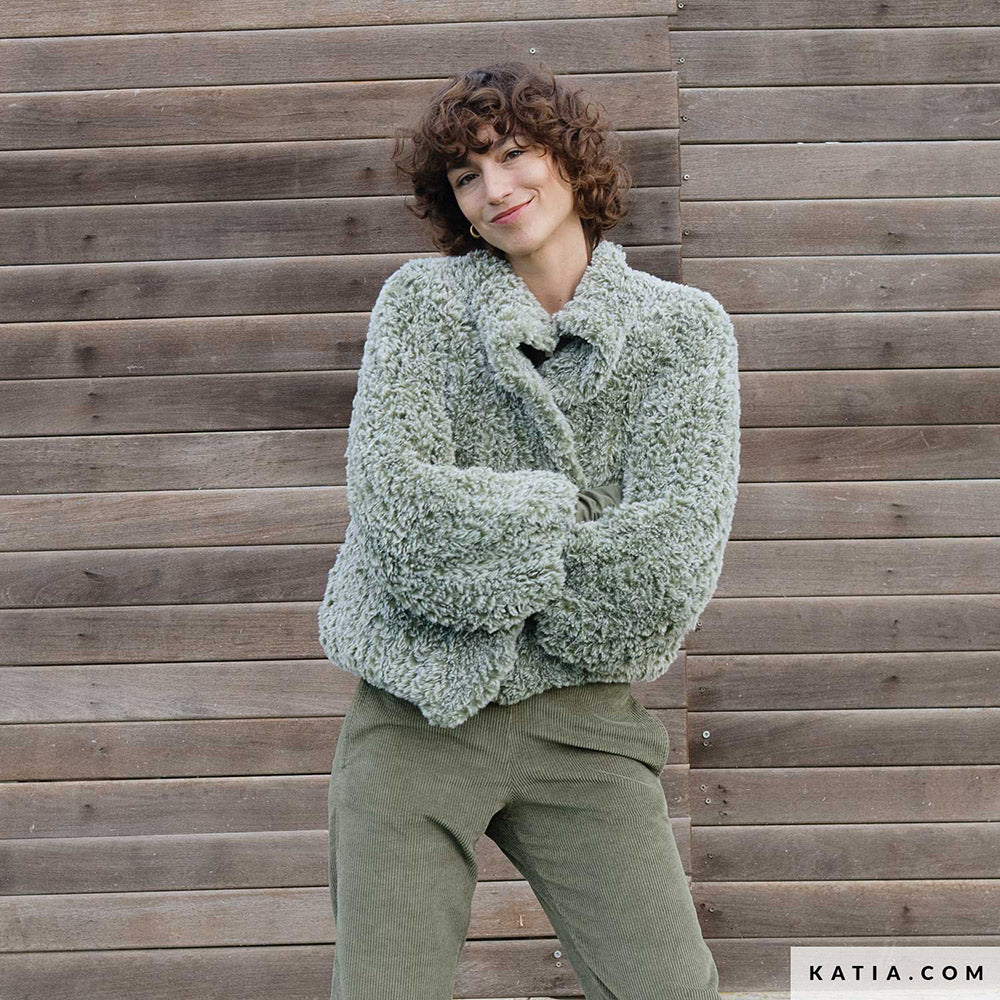 Patroon breien haken dames jas herfst winter katia — gemaakt met Katia Country Knits (3)