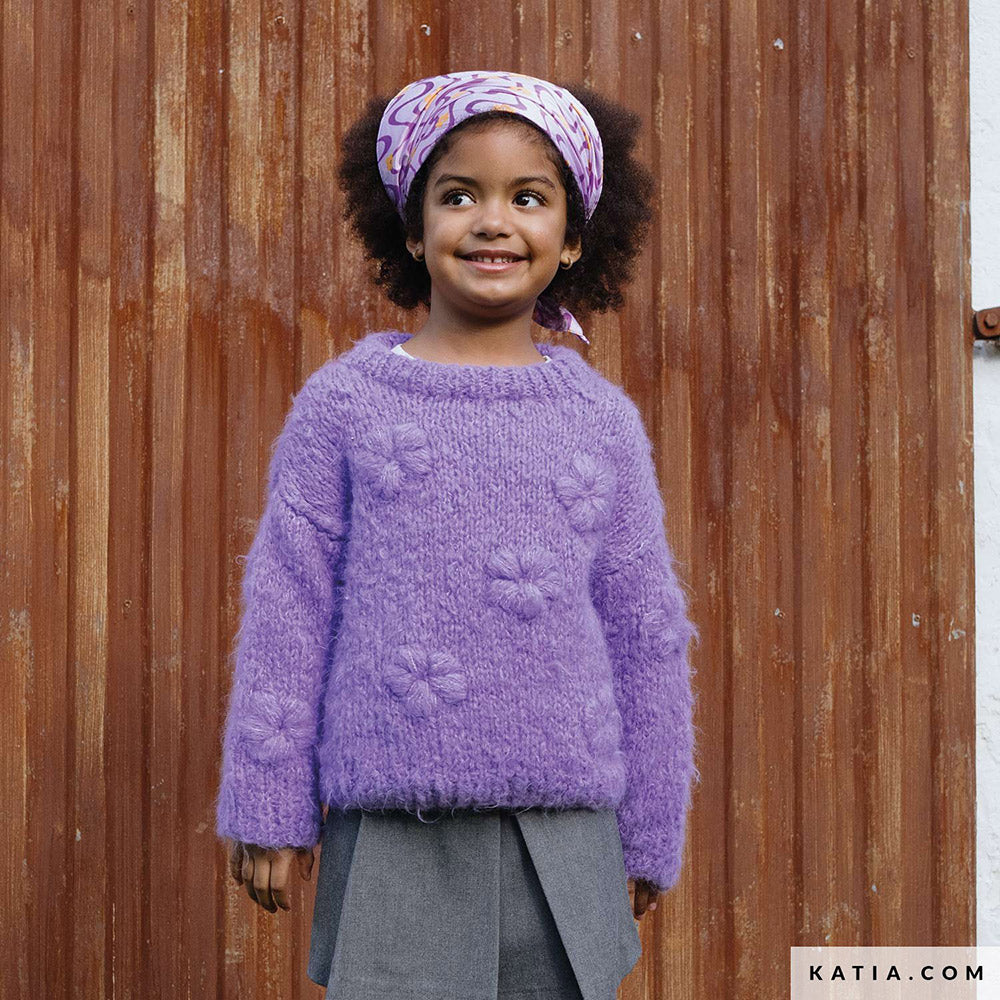 Patroon breien haken kinderen trui herfst winter katia — gemaakt met Katia Country Knits (9)