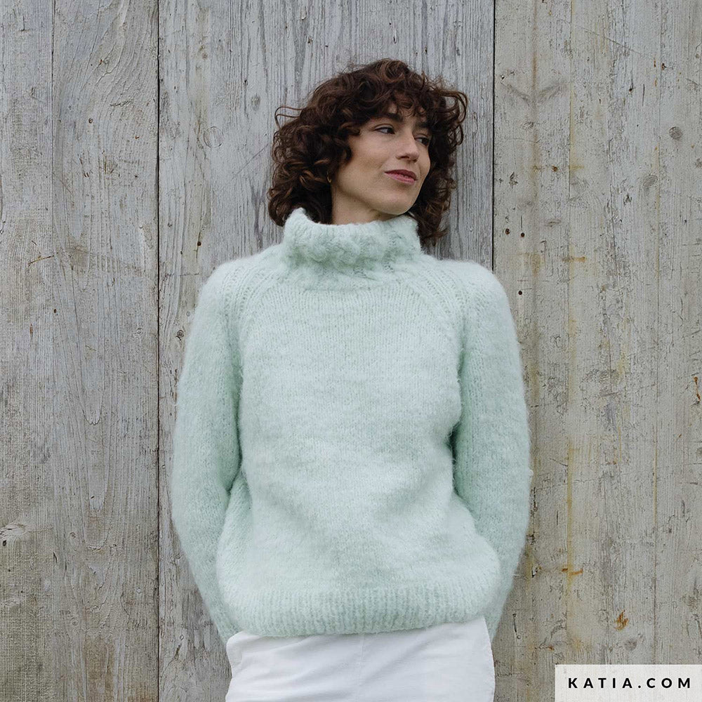 Patroon breien haken dames trui herfst winter katia — gemaakt met Katia Country Knits (17)