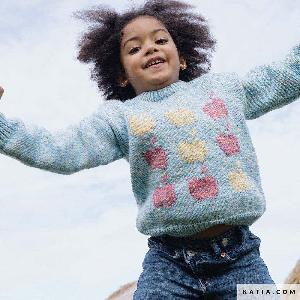 Patroon breien haken kinderen trui herfst winter katia — gemaakt met Katia Country Knits (23)