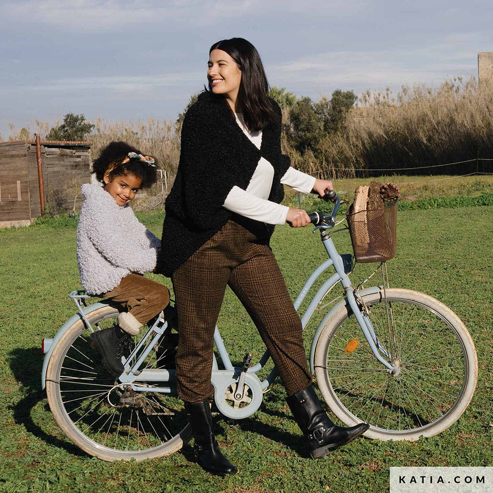 Patroon breien haken dames jas herfst winter katia — gemaakt met Katia Country Knits (16)