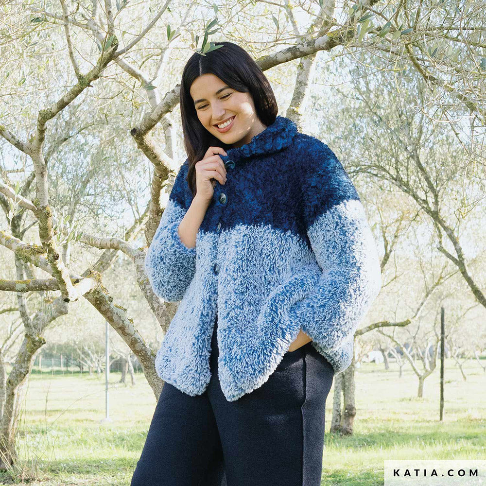 Patroon breien haken dames jas herfst winter katia — gemaakt met Katia Country Knits (26)