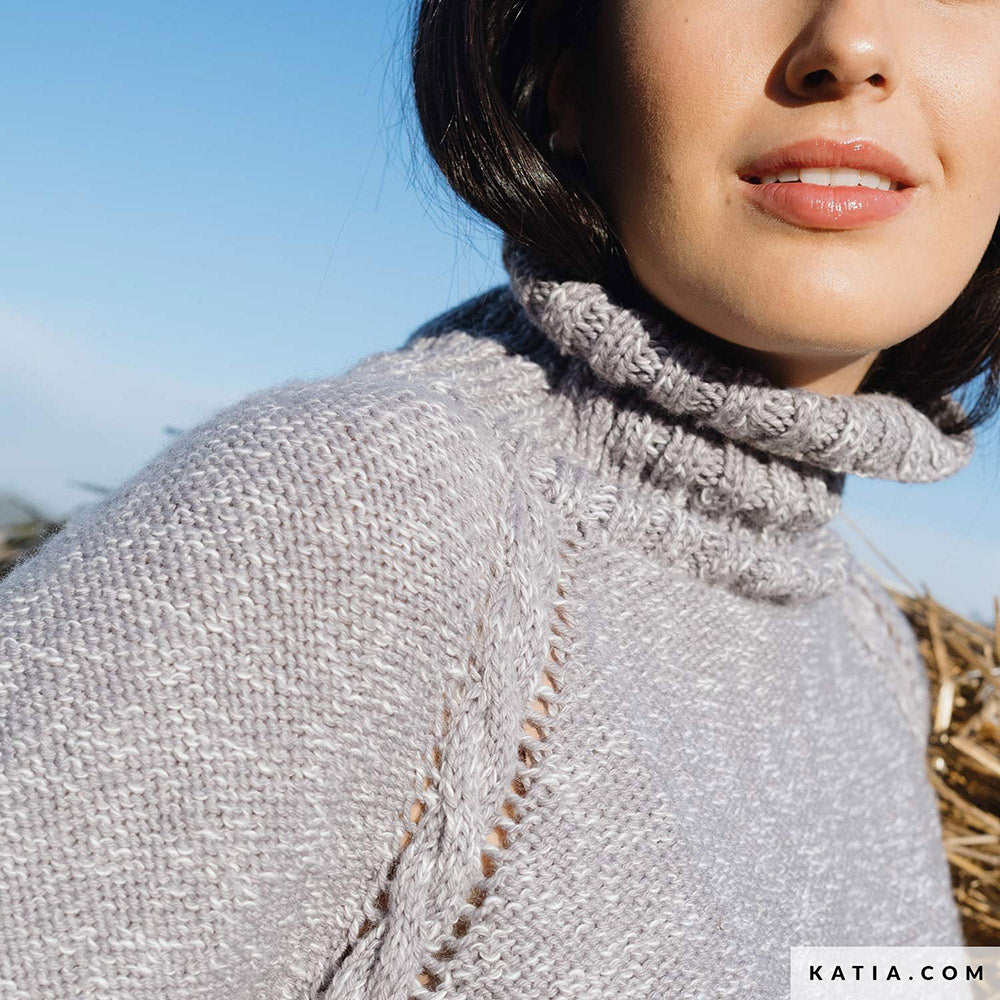 Patroon breien haken dames trui herfst winter katia — gemaakt met Katia Country Knits (40)