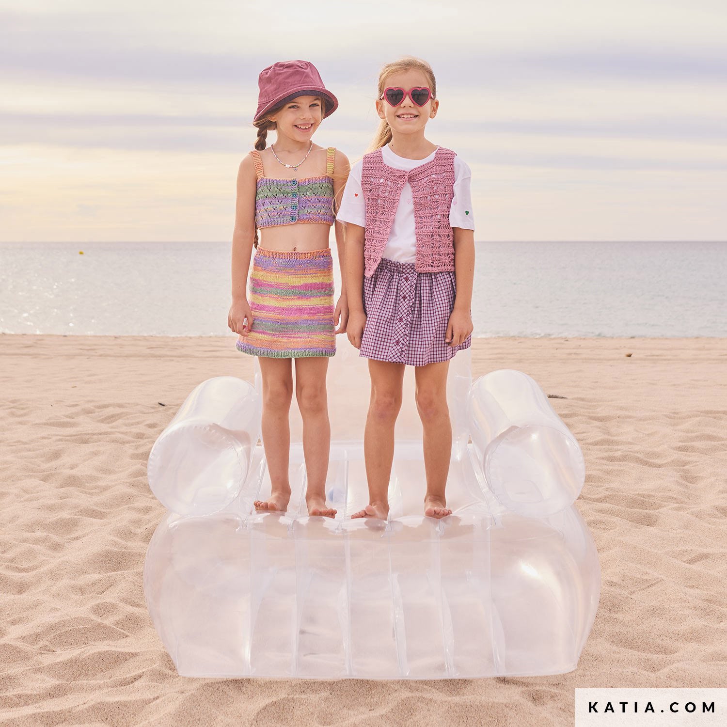 Patroon breien haken kinderen vest lente zomer katia — gemaakt met Katia Estrella (5)