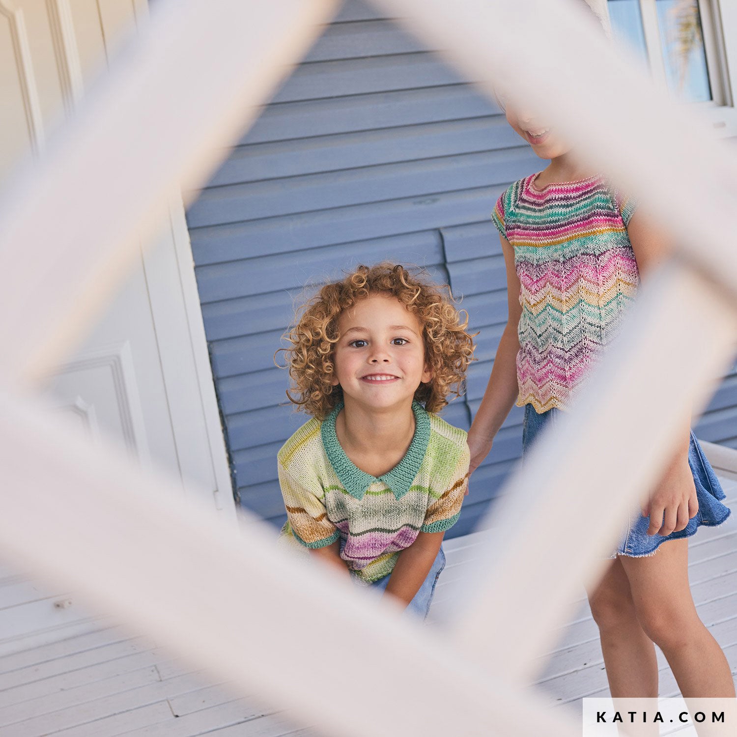 Patroon breien haken kinderen shirt lente zomer katia — gemaakt met Katia Fair Cotton (8)