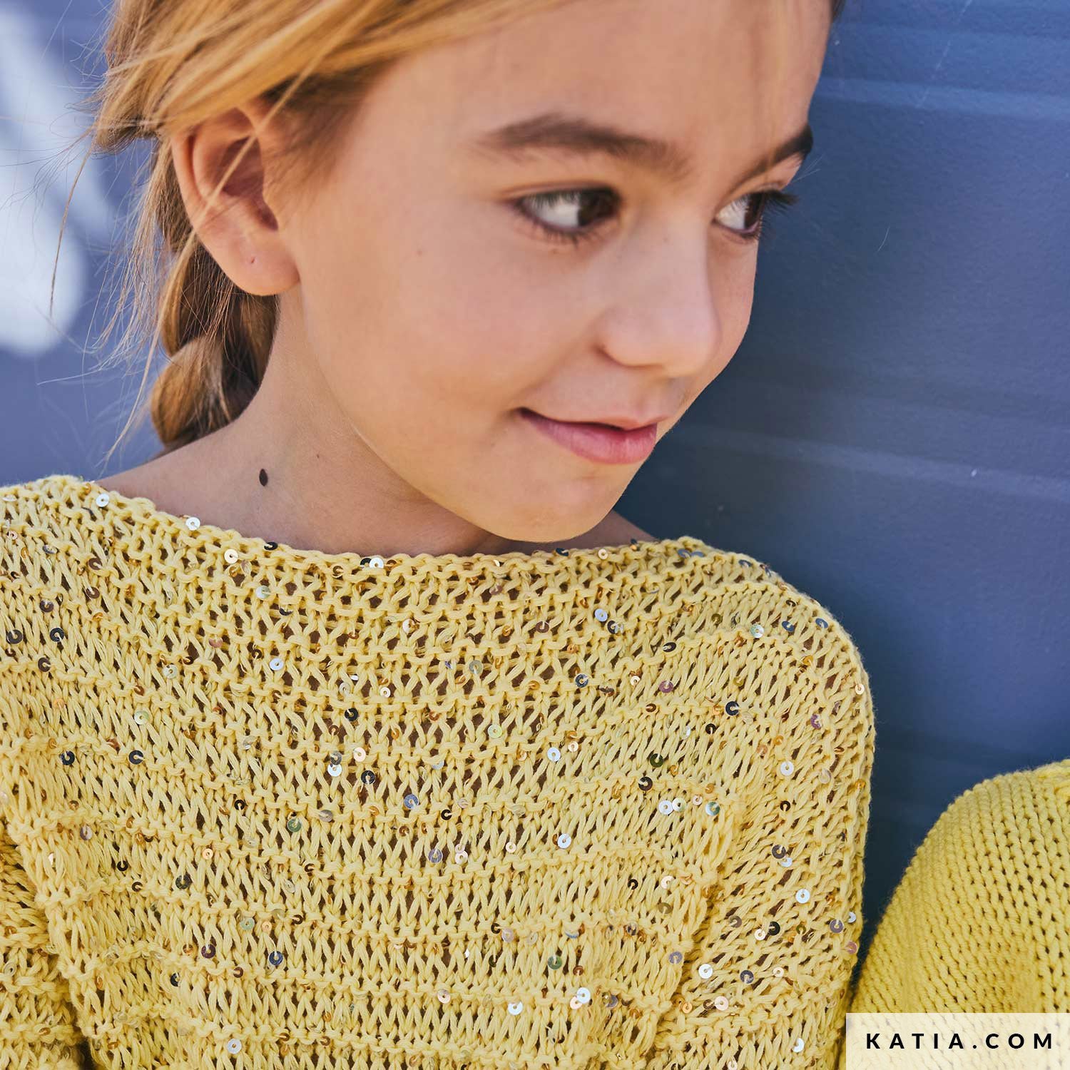 Patroon breien haken kinderen trui lente zomer katia — gemaakt met Katia Kinderen Magazine No. (9)