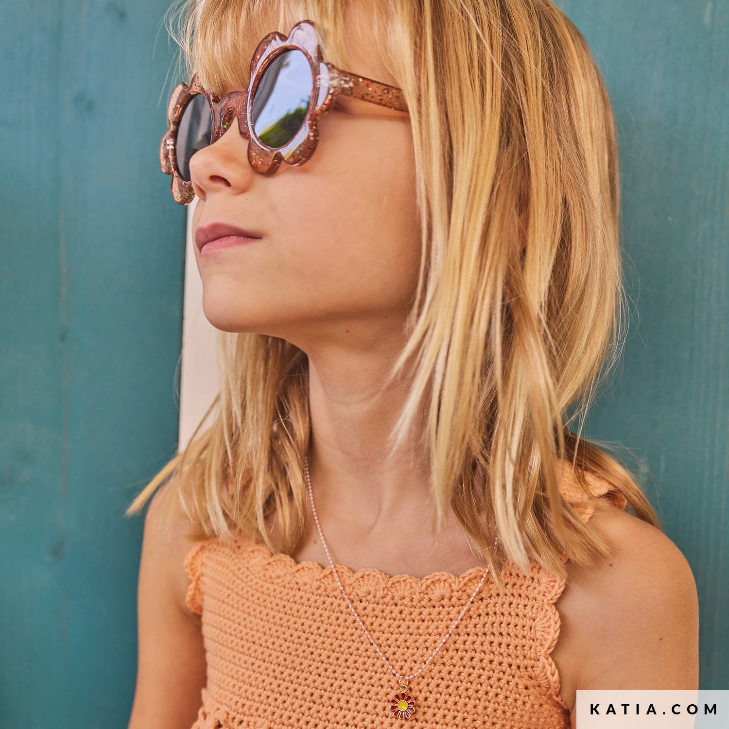 Patroon breien haken kinderen topje lente zomer katia — gemaakt met Katia Panama (3)