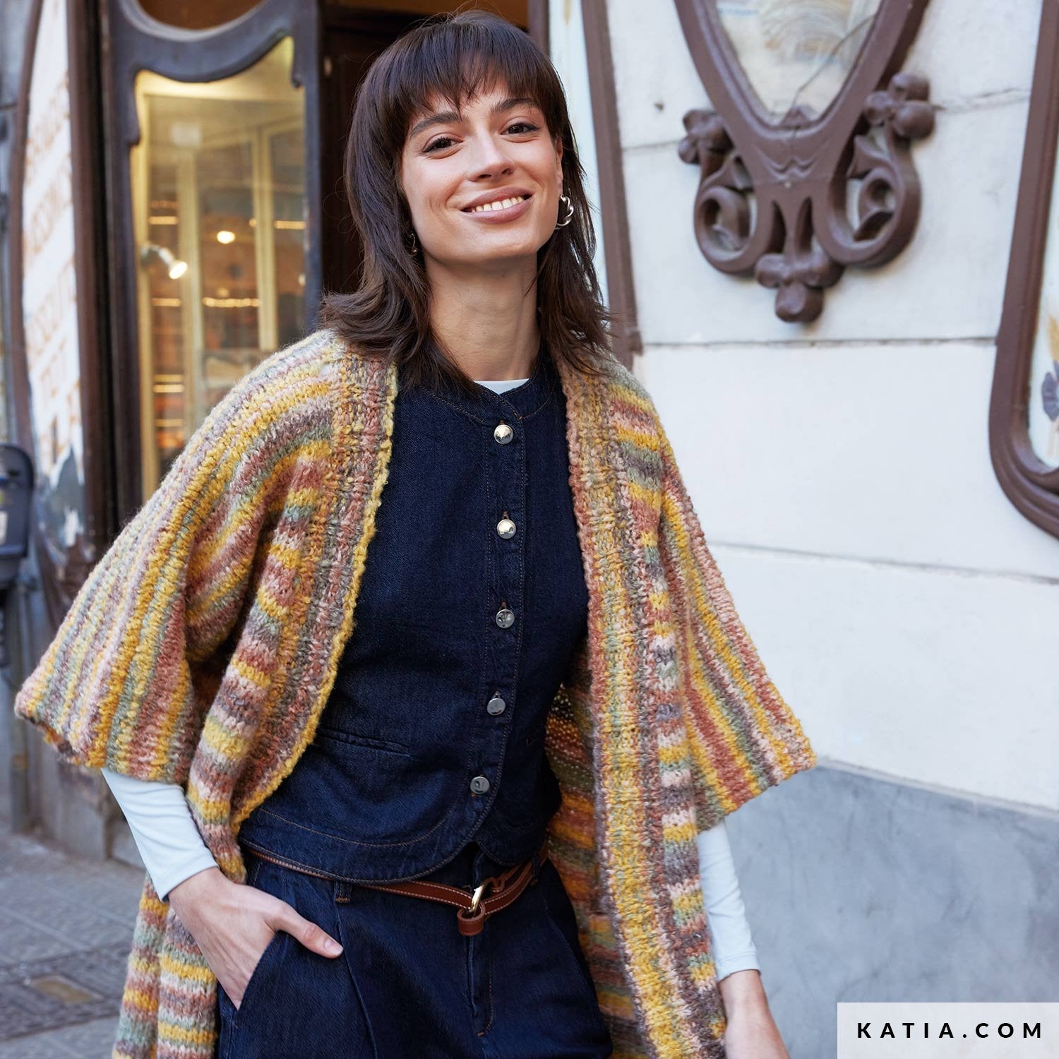 Patroon breien haken dames jas herfst winter katia — gemaakt met Katia Shibuya (2)