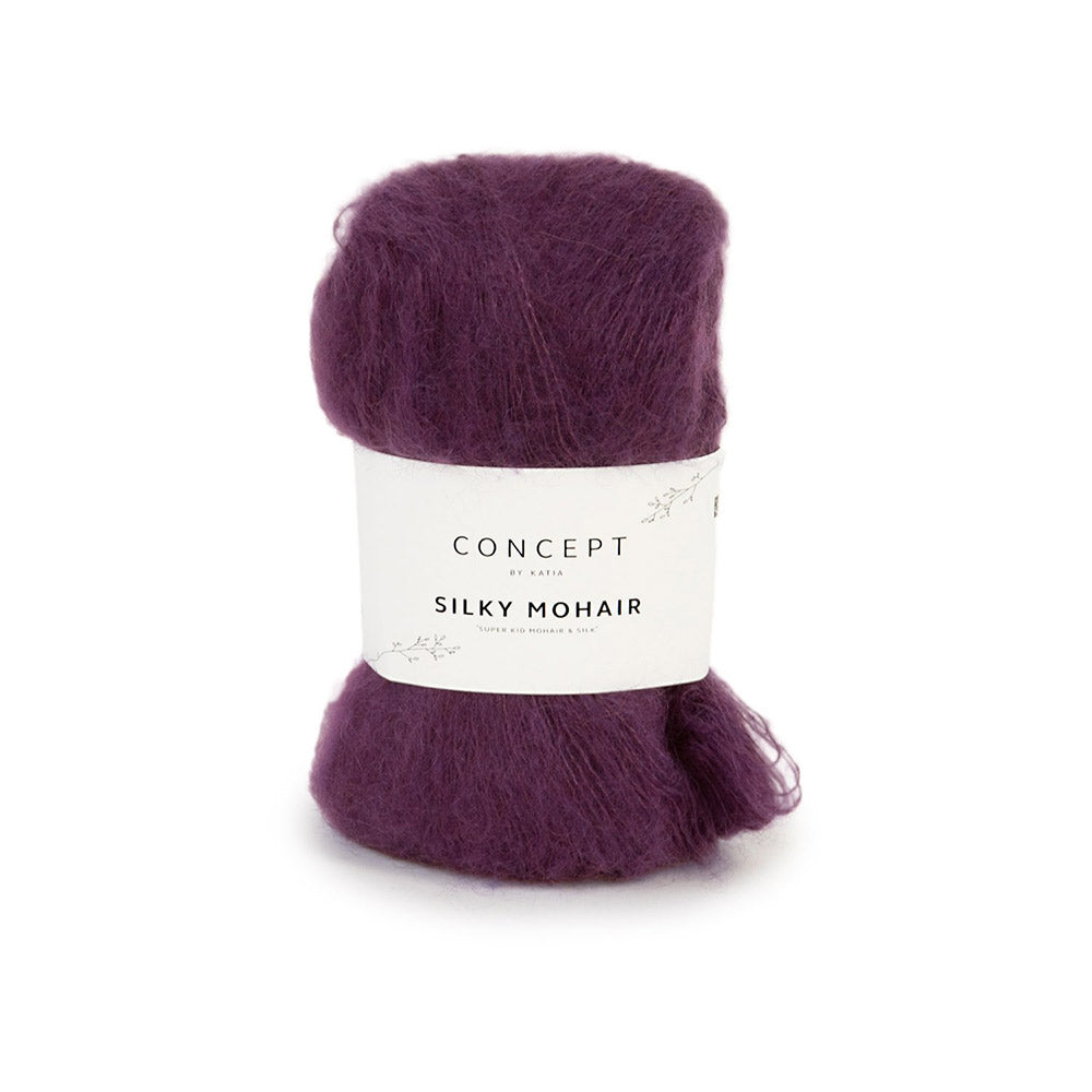 Katia Silky Mohair 114 Aubergine
