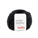 Katia Super Merino 002 Zwart