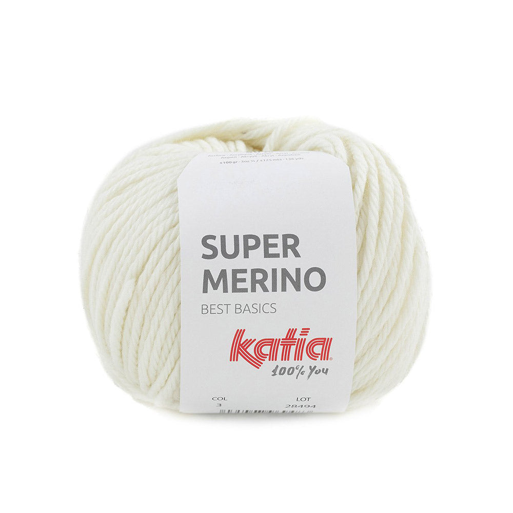 Katia Super Merino 003 Ecru