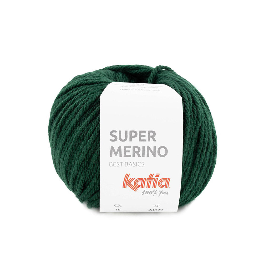 Katia Super Merino 016 Fles groen