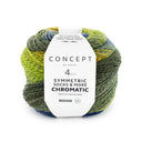 Katia Symmetric Socks & More - Chromatic 200 Groen-Geel-Blauw
