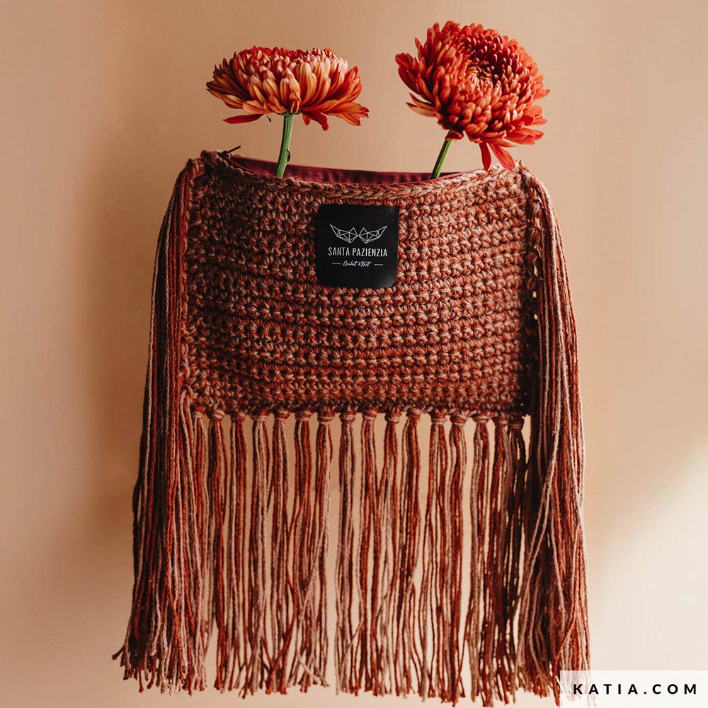 Patroon breien haken dames handtas lente zomer katia — gemaakt met Katia The Vegan Bag