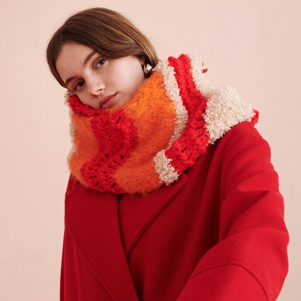 Fluffy chunky loopy — gemaakt met Katia WOW - Fluffy