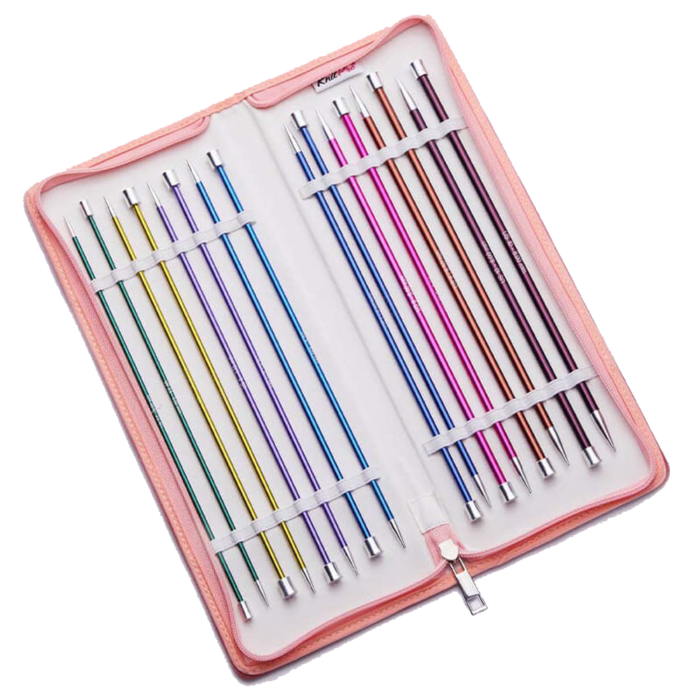 KnitPro Zing breinaalden set 35cm 2.50-6.00mm
