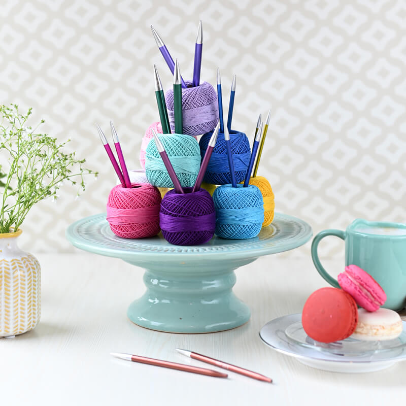 Zing interchangeable circular knitting needles — gemaakt met KnitPro Zing Korte Verwisselbare Rondbreinaalden 3,00 mm
