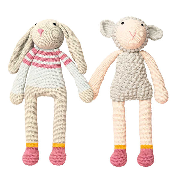 Konijn — gemaakt met Knuffel Schaap Haakpakket (2)
