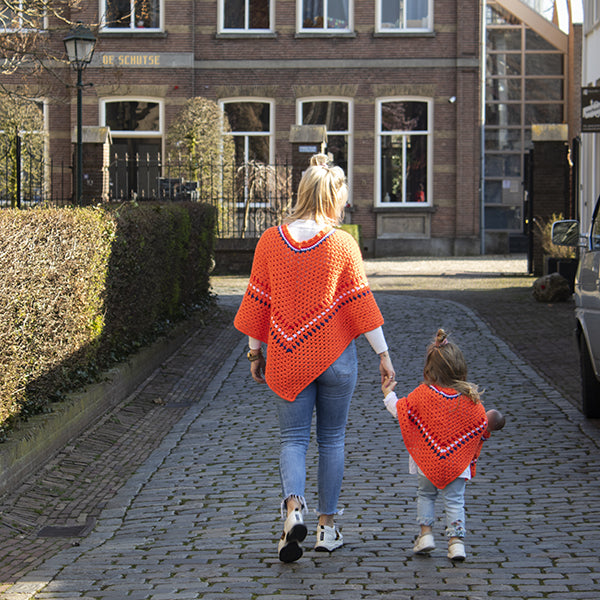 Koningsdag Babyponcho Haakpakket (3)