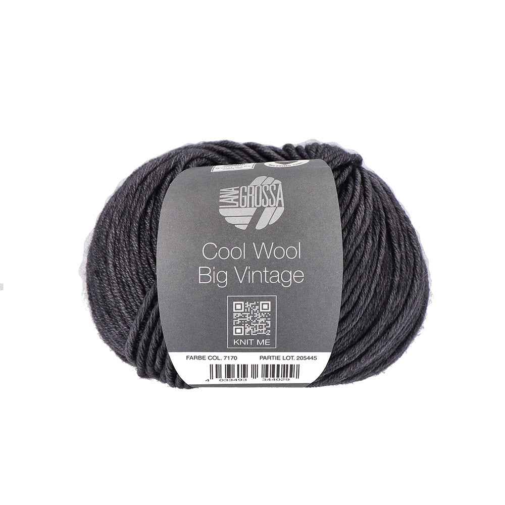 Lana Grossa Cool Wool Vintage Big 7170 Antraciet