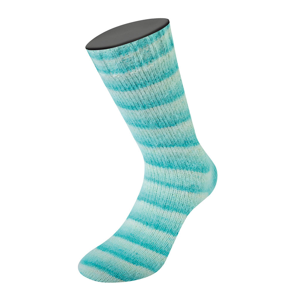 Meilenweit cosy socks soft stripes lana grossa — gemaakt met Lana Grossa Cosy Socks Soft Stripes (2)