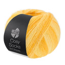 Lana Grossa Cosy Socks Soft Stripes 111 Geel/Eigeel-/Saffraangeel