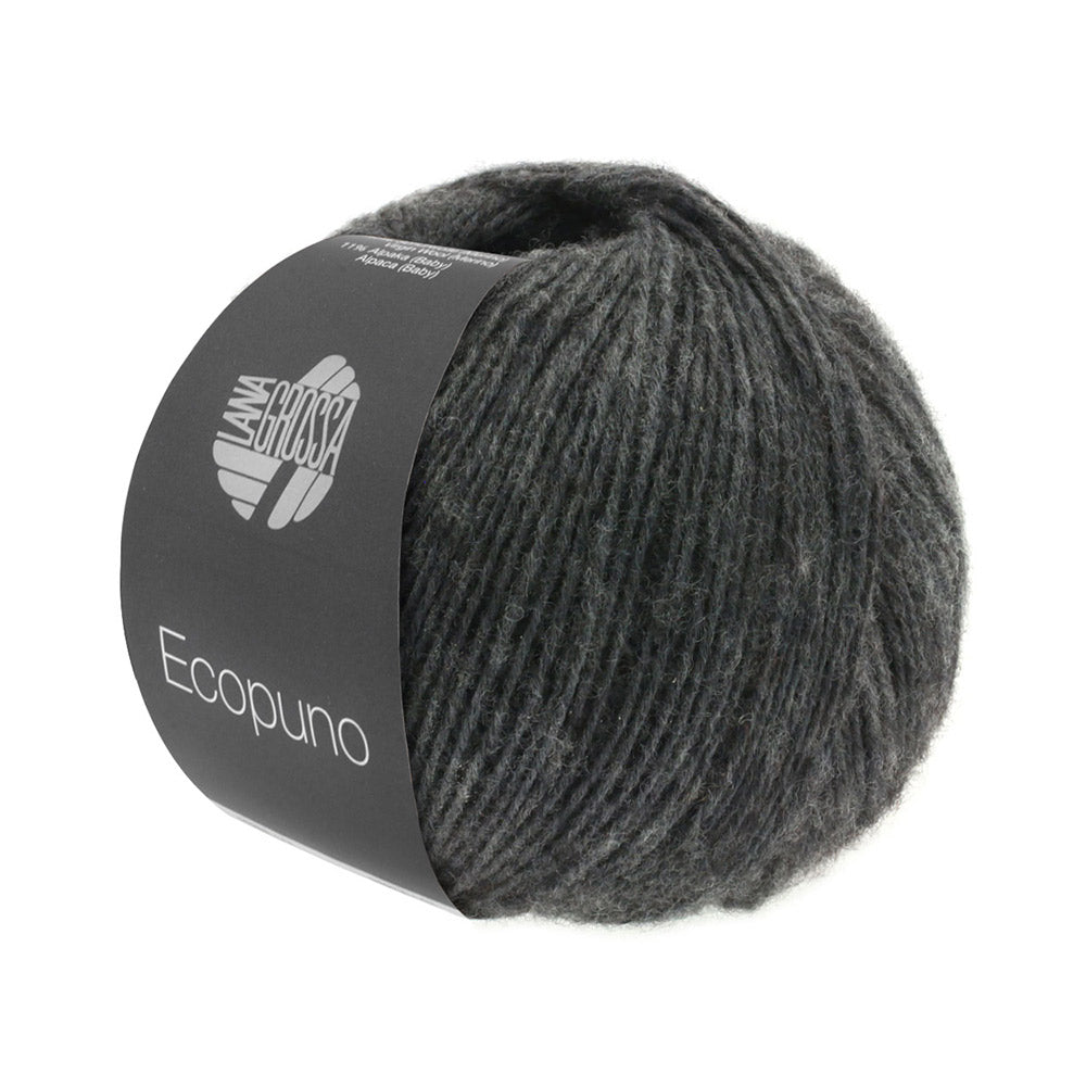 Lana Grossa Ecopuno 015 Donkergrijs