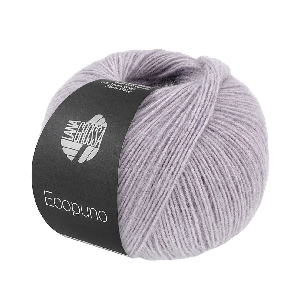 Lana Grossa Ecopuno 218 Grijs Paars