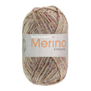 Lana Grossa Meilenweit 100 Merino Extrafine Mountain 7607 Bordeaux/Oudroze/Zachtolijf/Donkergrijs/Naturel gestreept