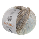 Lana Grossa Meilenweit 100 Merino Extrafine Shades 7234 Mint/Lichtgrijs/Donkergrijs/Grijsbruin