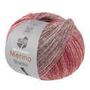 Lana Grossa Meilenweit 100 Merino Extrafine Shades 7236 Lichtgrijs/Donkergrijs/Wijnrood/Bordeaux/Pruim