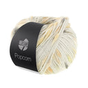 Lana Grossa Popcorn 010 Zilvergrijs/Beige/Grijs/Donkergrijs