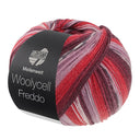 Lana Grossa Woolycell Freddo 6042 Zwartrood/Bordeaux/Donkerrood/Mauve/Antiekviolet/Donker-/Zilvergrijs