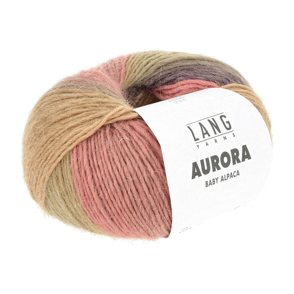 Langyarnsaurora print — gemaakt met Lang Yarns Aurora