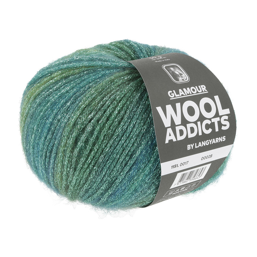 Langyarnsglamour print — gemaakt met Lang Yarns Glamour