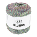 Lang Yarns Illusion 0003 Fuchsia/Groen/Blauw