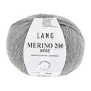Lang Yarns Merino 200 Bebe 0303 Lichtgrijs Gemêleerd