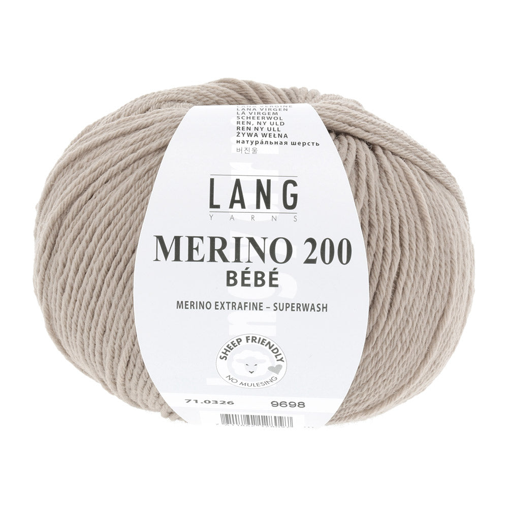 Lang Yarns Merino 200 Bebe 0326 Beige