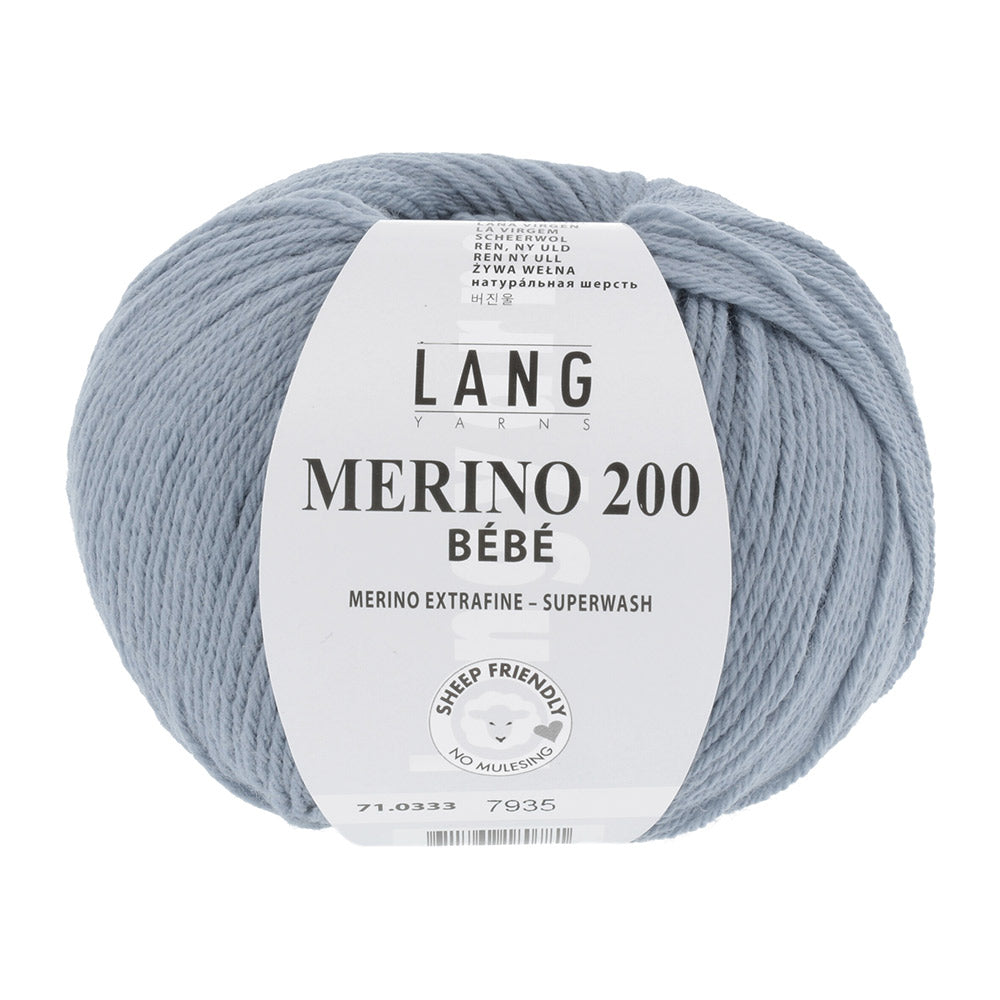 Lang Yarns Merino 200 Bebe 0333 Lichtjeans