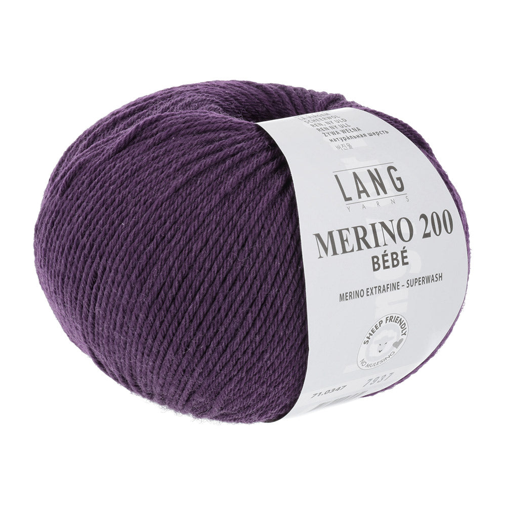 Langyarnsmerino bebe print — gemaakt met Lang Yarns Merino