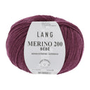 Lang Yarns Merino 200 Bebe 0366 Bosbes