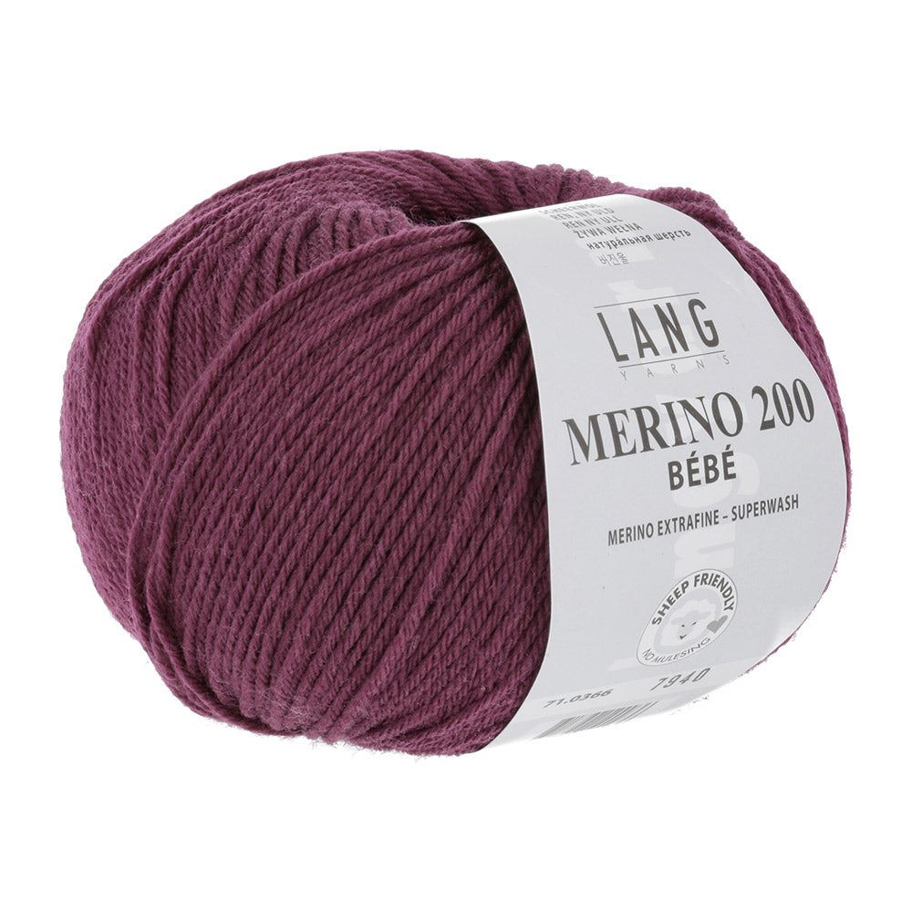 Langyarnsmerino bebe print — gemaakt met Lang Yarns Merino