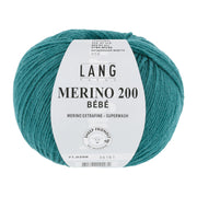 Lang Yarns Merino 200 Bebe 0388 Petrol
