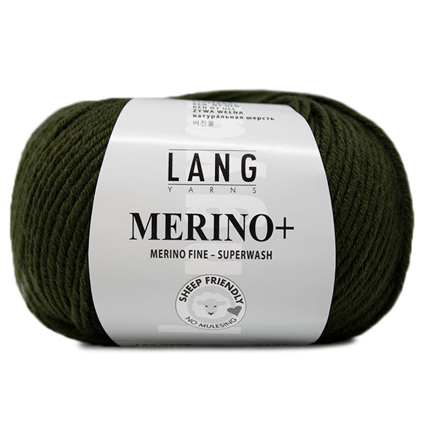 Lang Yarns Merino+ 0398 Loodgroen